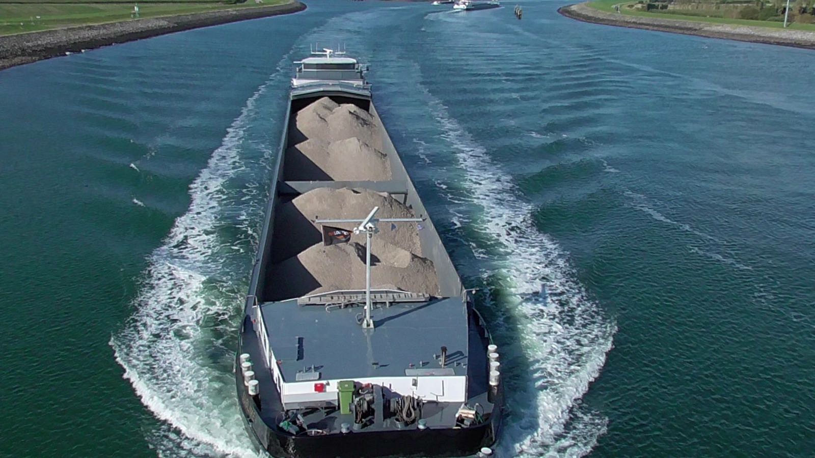 Binnenvaart bulk vervoer